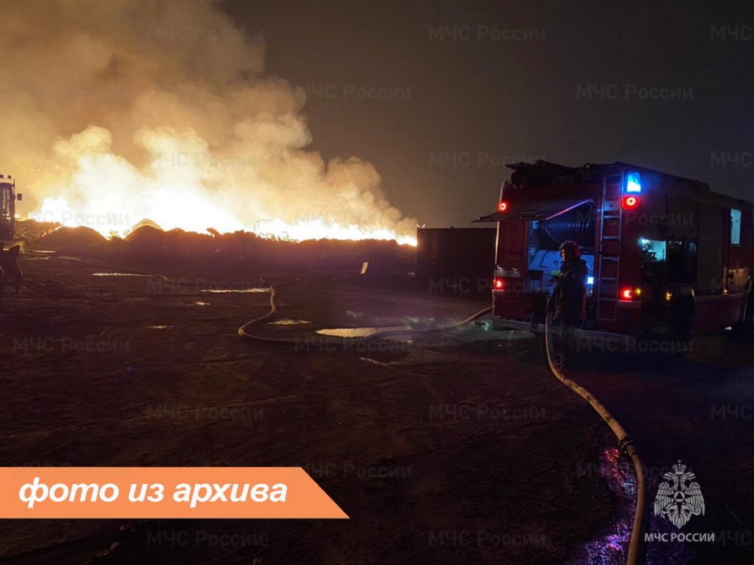 Пожарно-спасательные подразделения Ленинградской области ликвидировали пожар в Волховском районе